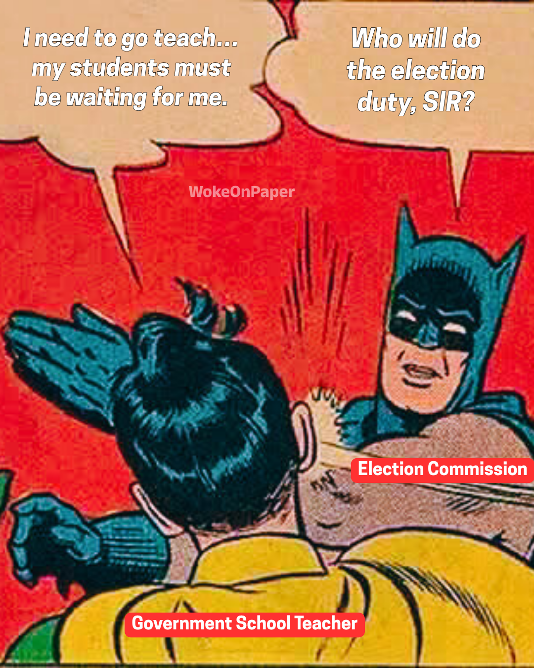 Teacher, Please Report for Election Duty